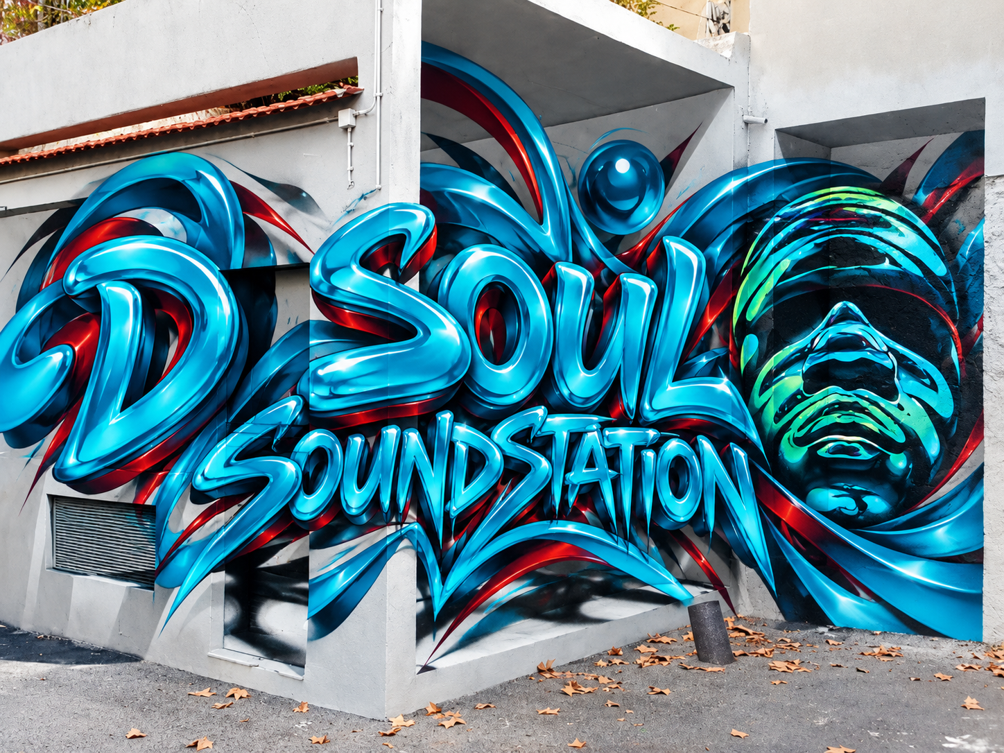 D Soul Soundstation mural