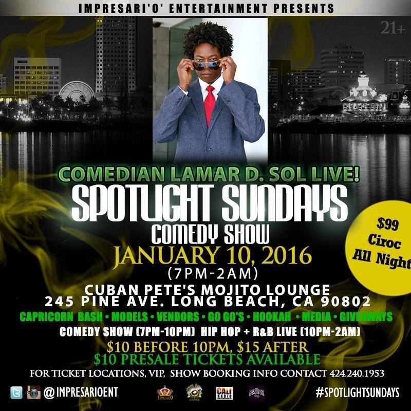 Spotlight Sundays · Cuban Pete’s Mojito Lounge